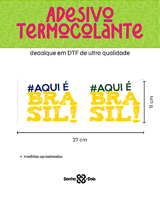 Transfer Termocolante DTF Barrado 27x11cm Copa