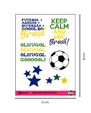 Transfer Termocolante DTF Cartela 13x18cm Copa