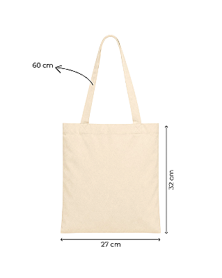 1000 Ecobag Sacolas Ecológicas 27x32 cm (LxA) Ecobag 100% Algodão Cru PERSONALIZADA