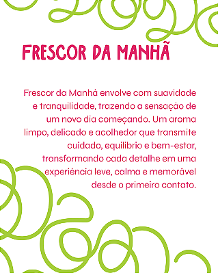 FRESCOR DA MANHÃ 100 ml - MEGA Perfume para Artesanato e Papelaria - Perfume para Papel