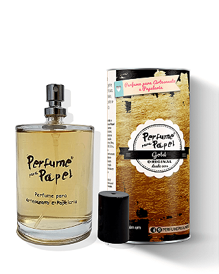 GOLD 100 ml - MEGA Perfume para Artesanato e Papelaria - Perfume para Papel