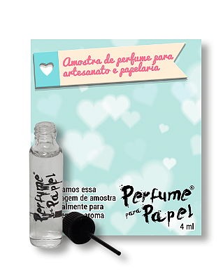 LOVE 4 ml - AMOSTRA Perfume para Artesanato e Papelaria - Perfume para Papel