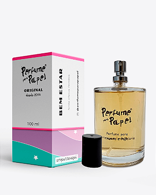 BEM ESTAR 100 Ml - MEGA Perfume Para Artesanato e Papelaria - Perfume para Papel
