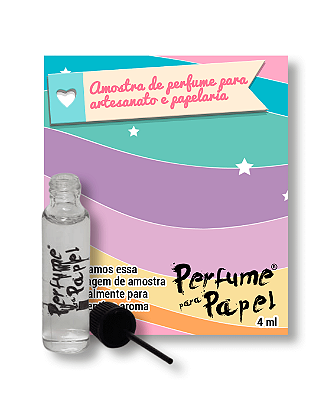 BEM ESTAR 4 ml - AMOSTRA Perfume para Artesanato e Papelaria - Perfume para Papel