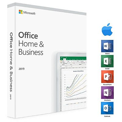 Microsoft Office 2019 Home e Business Para MAC 32/64 Bits Original + Nota Fiscal