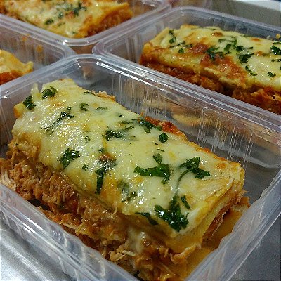 Lasanha de crepioca de frango