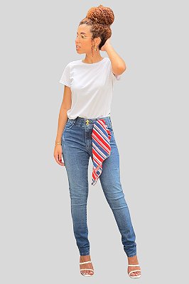 Calça Cigarrete Puídos Jeans com Elastano - UNIONBAY - U2332802114
