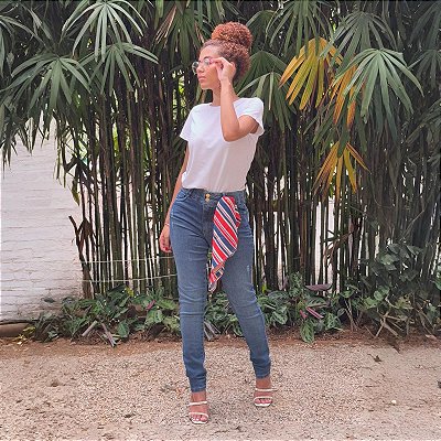 Calça Cigarrete Puídos Jeans com Elastano - UNIONBAY - U2332802114