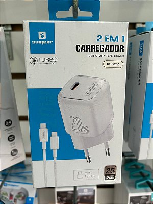 CARREGADOR USB-C 20W - TYPE-C