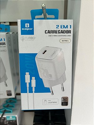 CARREGADOR USB-C 30w- LIGHTNING