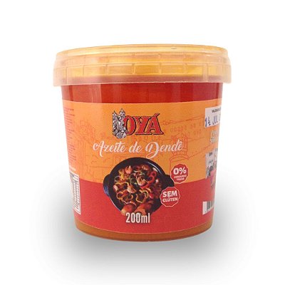 Azeite de dendê Puro OYÁ - Pote 200ml