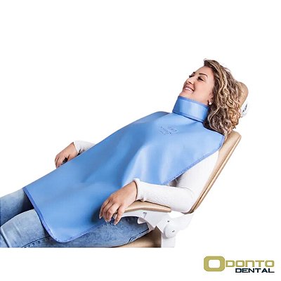 Avental de Borracha Plumbífero Paciente com Protetor de Tireóide 85X60 0,50mm - N Martins
