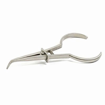 Pinça Porta Grampo Palmer Com Serrilha - Quinelato