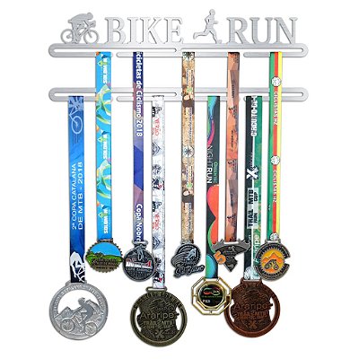 Porta Medalhas Duatlo - Bike Run