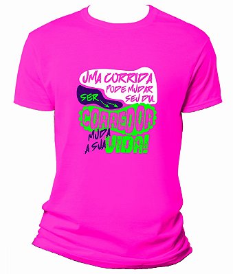 Camiseta Ou Baby Look Branca Corrida Bike Ref 1250