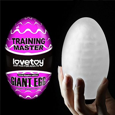 Masturbador Egg Gigante - Roxo