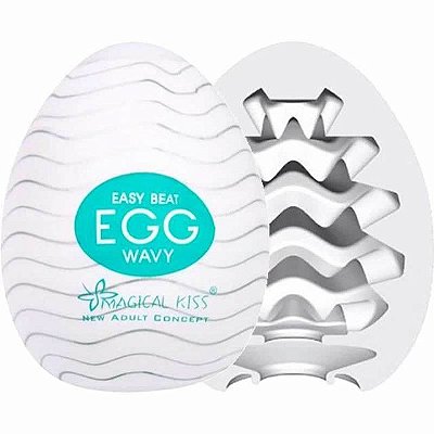 Masturbador Egg Wavy