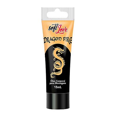 Dragon Fire Gel Excitante Unissex Térmico Quente 15 ml Soft Love