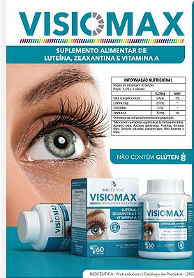 Suplementação  Biocêutica -Visiomax vitamina da visâo