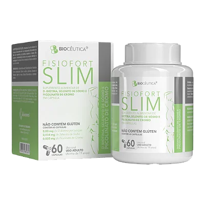 Suplementação Biocêutica Slim Emagrecedor  60 cápsulas