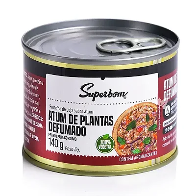 Atum De Plantas Defumado 140g - Superbom