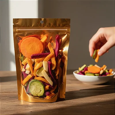 Chips Desidratados De Legumes 100g Mix Vegetais