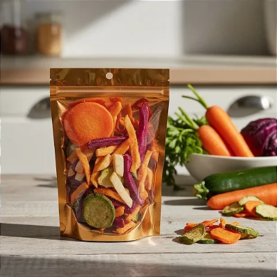 Chips Desidratados De Legumes 100g Mix Vegetais