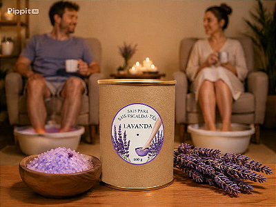 Sal para Escalda Pés lavanda 100 g