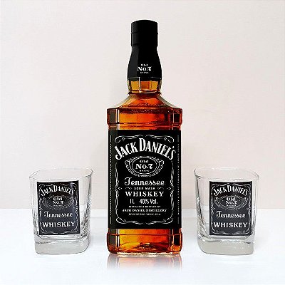 Whisky Jack Daniels + 2 Copos