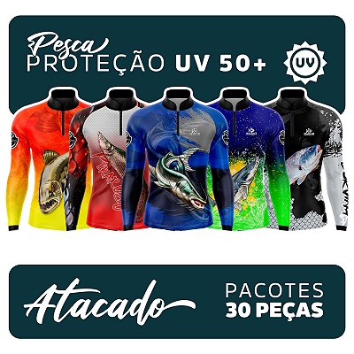 Kit - Combo de Camisas - Camisetas de Pesca
