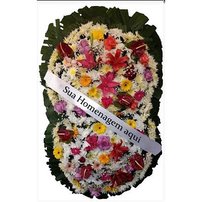 T - Coroa de Flores para Velório - Saudade