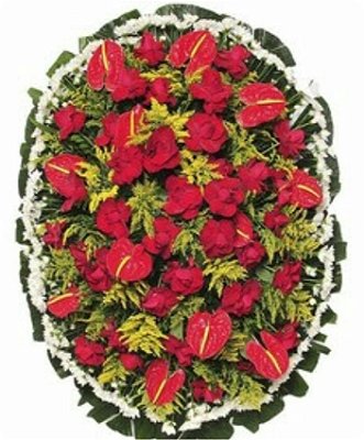 P1 - Coroa de Flores para Velório Paixão Eterna