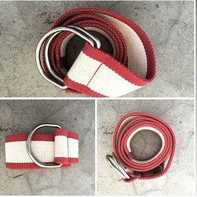 CINTO EM CADARÇO BICOLOR