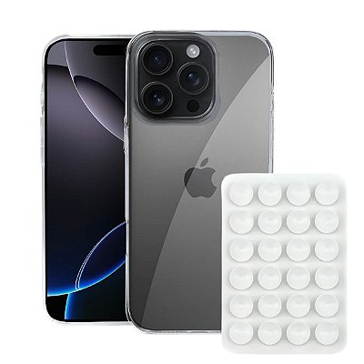 Kit Capa Crystal Slim para iPhone 16 Pro Max + Ventosa Branca Gshield: guia completo