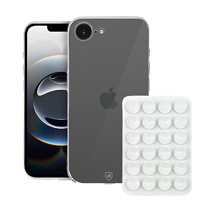 Kit Capa Crystal Slim para iPhone 16E + Ventosa Branca Gshield: guia completo 2026