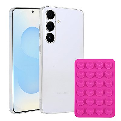 Kit Capa Crystal Slim para Samsung Galaxy S25 FE + Ventosa Rosa Gshield: guia completo