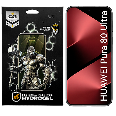 Película Hydrogel Gamer Fosca para Huawei Pura 80 Ultra chega ao Brasil pela Gshield
