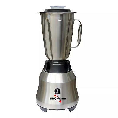 Liquidificador Skymsen de 1,5 Litros Alta Rotação Copo Inox LI-1,5-N