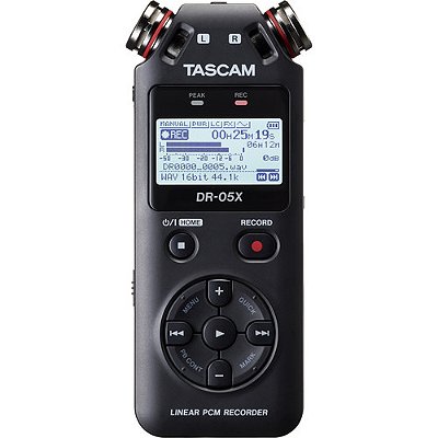 Gravador de áudio Portátil Tascam DR-05X
