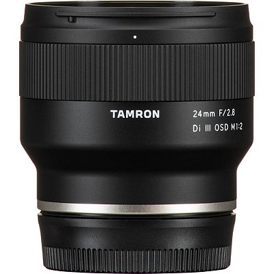 Lente Tamron 24mm f/2.8 Di III OSD M 1:2 para Sony E