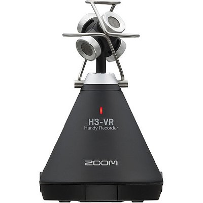 Gravador de áudio portátil com matriz de microfones Ambisonics integrada Zoom - H3-VR