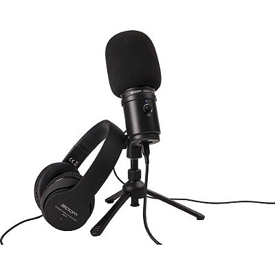Kit de microfone para podcast Zoom - ZUM-2PMP