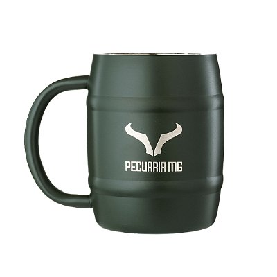 Caneca Térmica Inox Verde 420ml