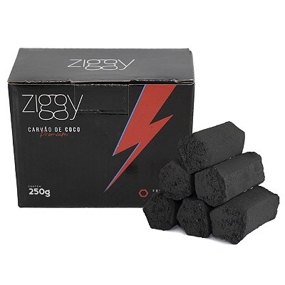 Carvão de Coco Hexagonal Ziggy 250g