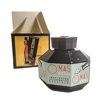 Tinta p/Caneta Tinteiro Omas 130mL - New Old Stock