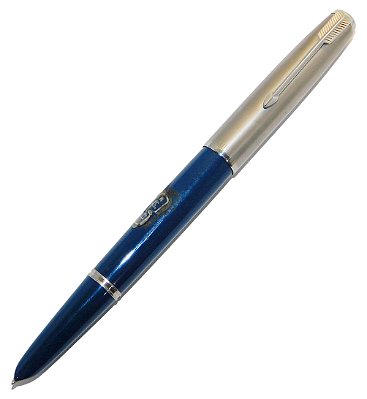 Caneta Tinteiro Parker 51 Aerometric Demi Size USA 14k - New Old Stock