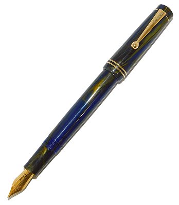 Caneta Tinteiro Click Aristocrat Marble Flex Gold