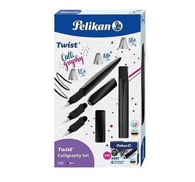 Kit de Caligrafia Pelikan Twist c/3 Penas