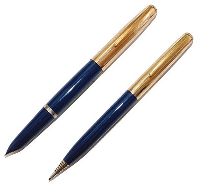 Conjunto Parker (Caneta Tinteiro + Lap. 0.9mm) 21 Custom New Old Stock