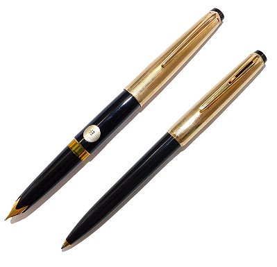 Conjunto Montblanc (Caneta Tinteiro 18k + Esfero) 72 West Germany - New Old Stock